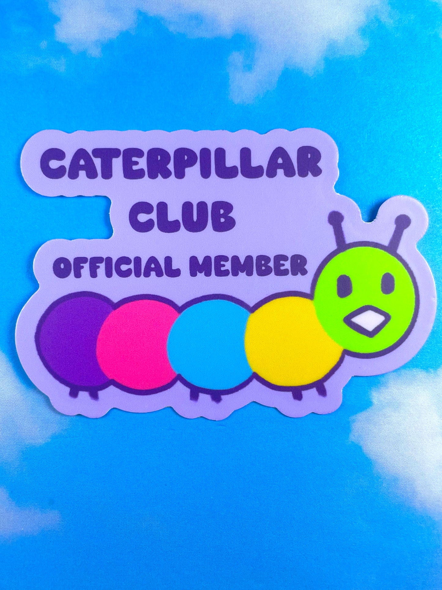 Caterpillar Club Sticker