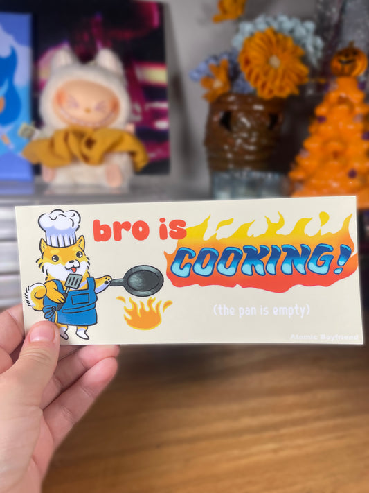 The Pan Is Empty Bumper Sticker