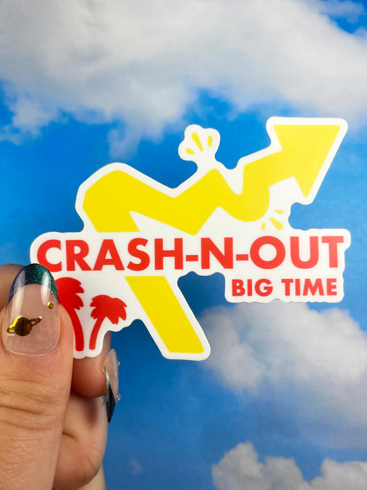 Crash - N - Out Sticker