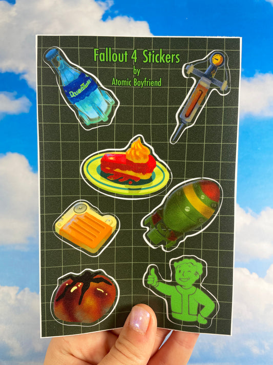 Nuclear Game Sticker Sheet