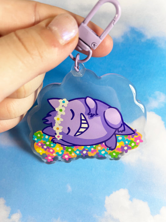 Sleepy Ghost Keychain