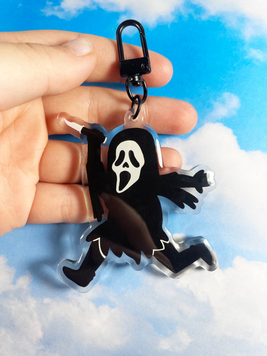 Ghostly Bad Guy Keychain