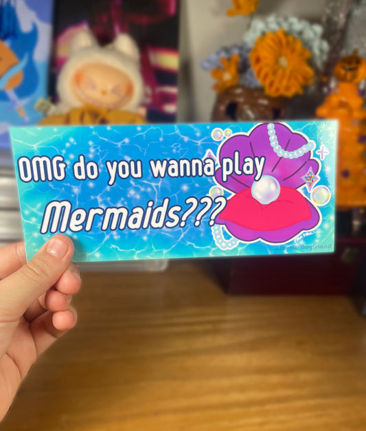 Play Mermaids Bumper Sticker
