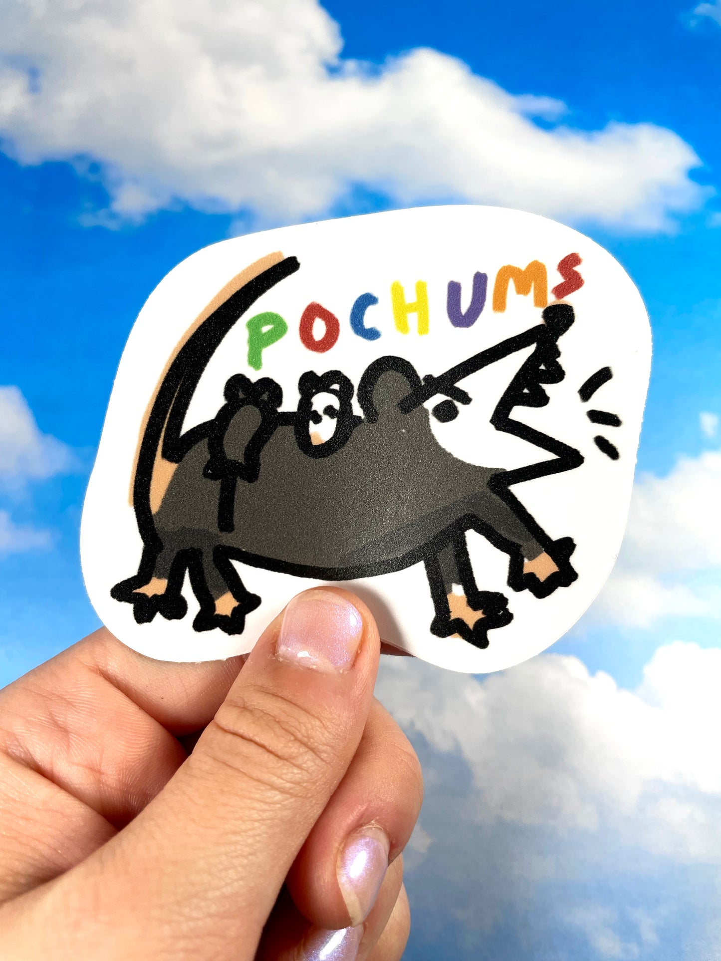 Pochums Sticker