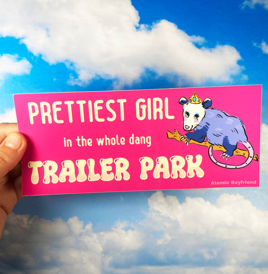 Possum Queen Bumper Sticker