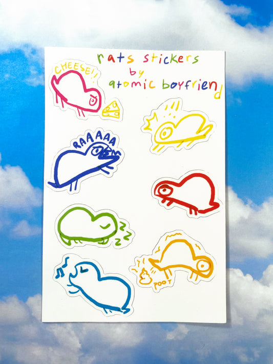 Feral Rats Sticker Sheet