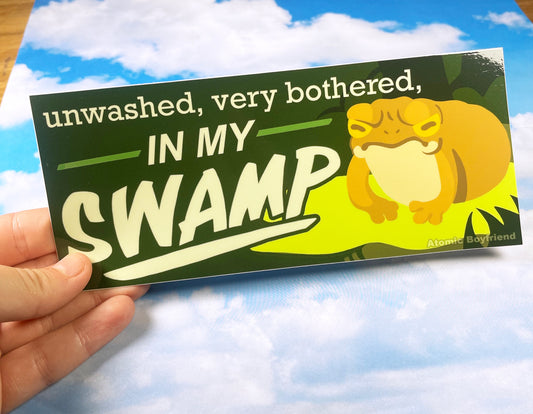In My Swamp Bumper Sticker