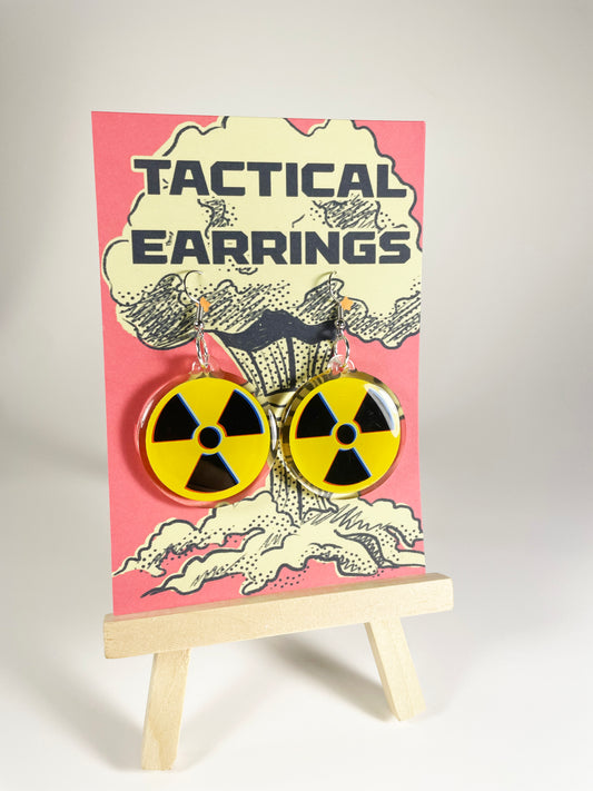 Nuclear Sign Earrings
