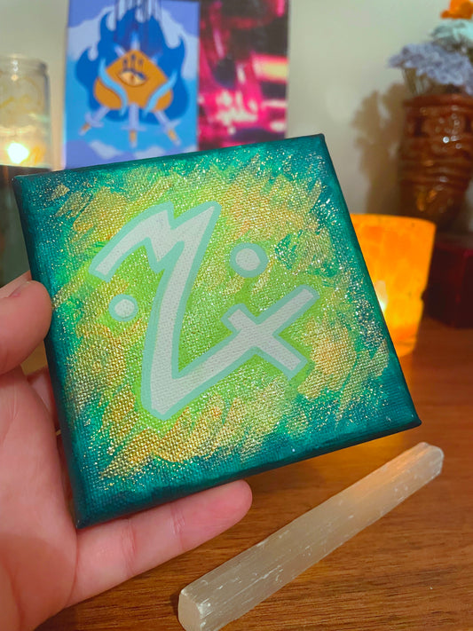 ABUNDANCE MAGNET | Original Sigil Painting