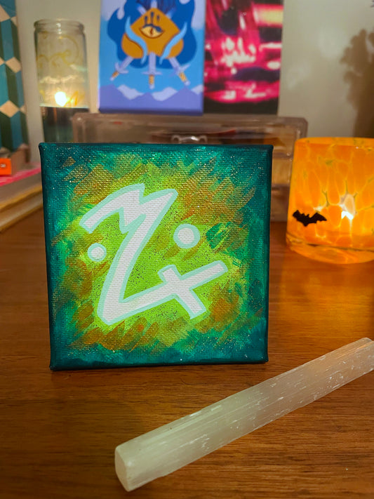 ABUNDANCE MAGNET | Original Sigil Painting