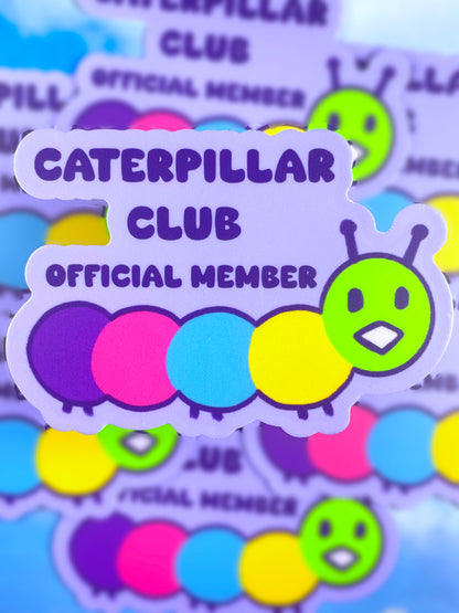 Caterpillar Club Sticker
