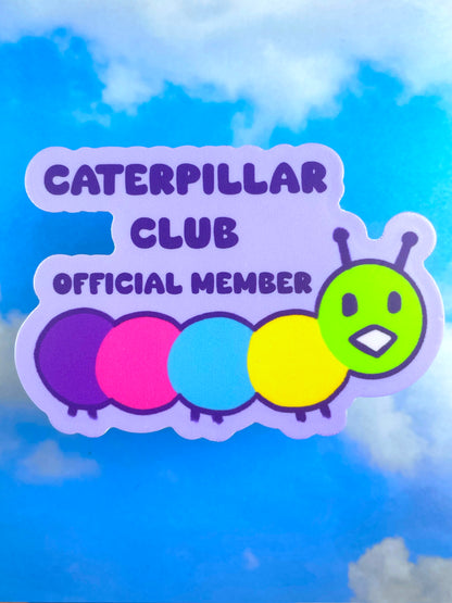 Caterpillar Club Sticker