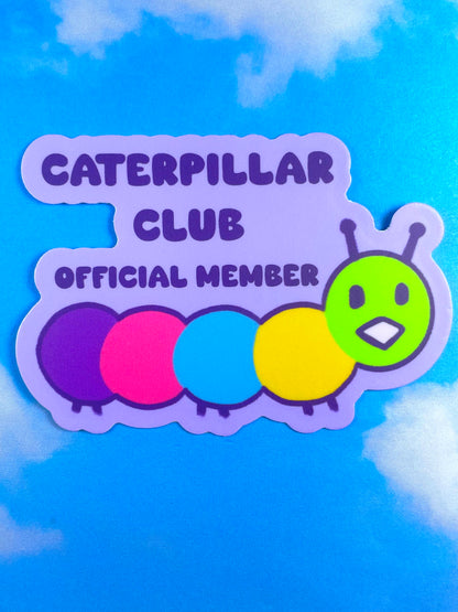 Caterpillar Club Sticker