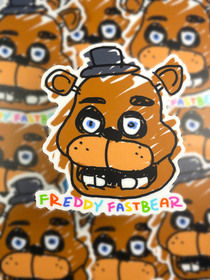 Freddy Fastbear Sticker