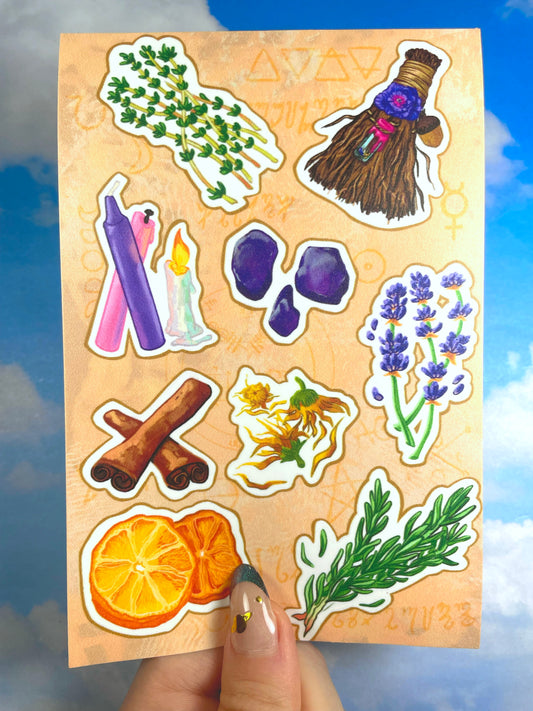 Witch’s Apothecary Sticker Sheet
