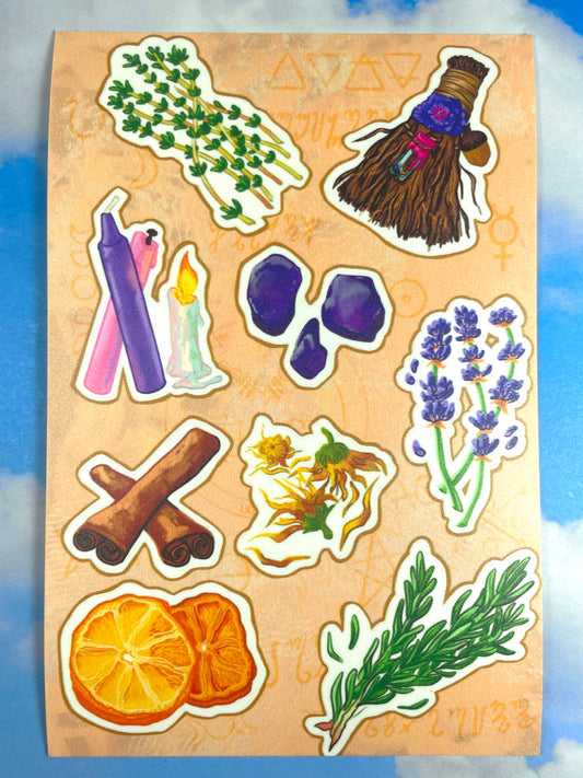 Witch’s Apothecary Sticker Sheet