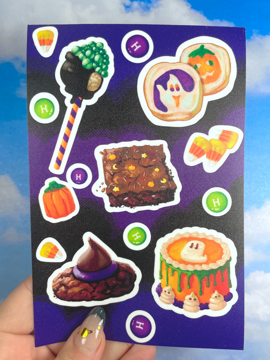 Halloween Treats Sticker Sheet