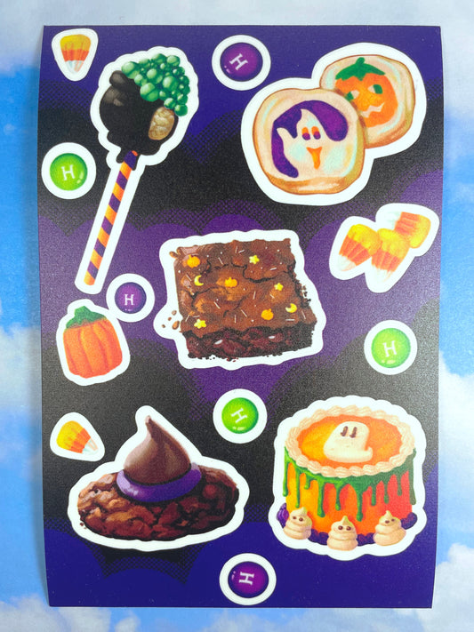 Halloween Treats Sticker Sheet