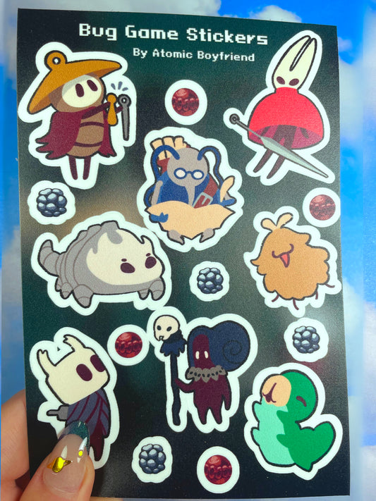 Bug Game Sticker Sheet