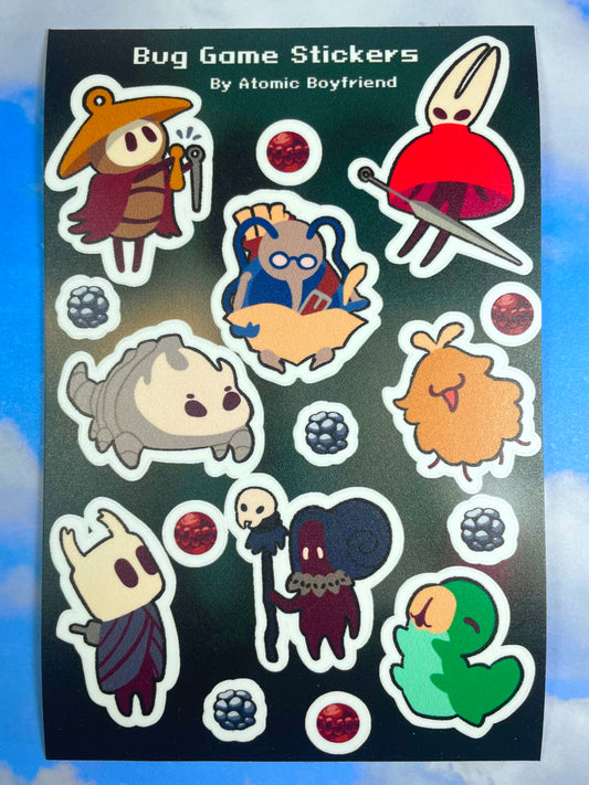 Bug Game Sticker Sheet