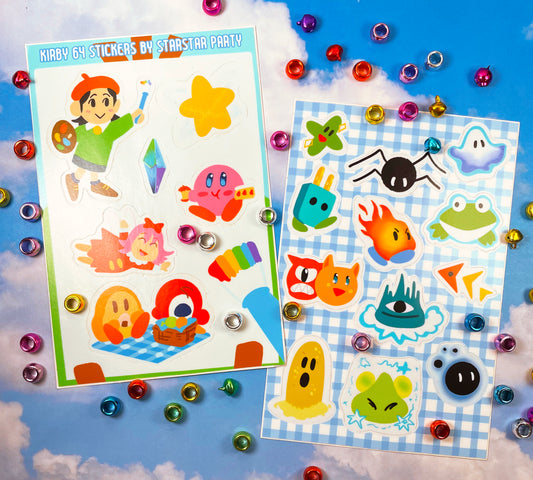 Retro Orb Friend Sticker Sheet