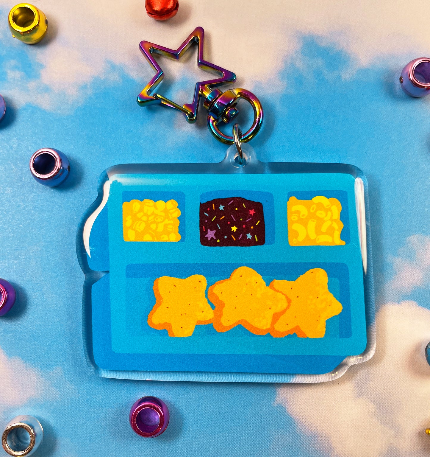 TV Dinner Keychain