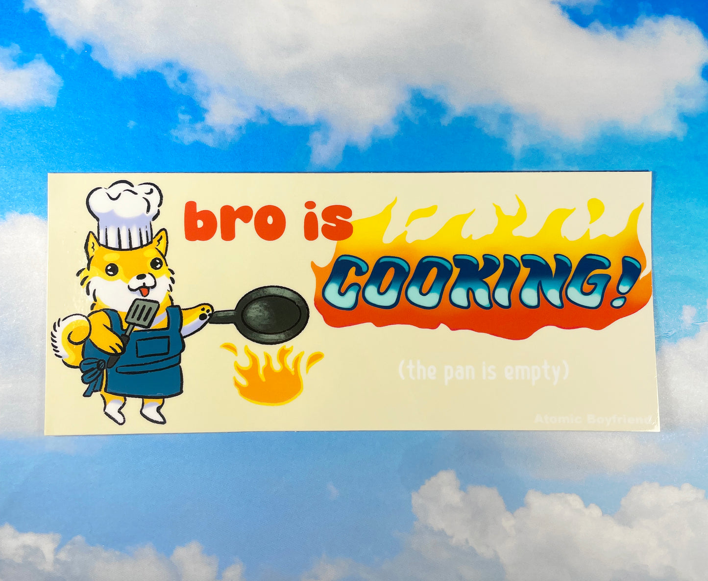 The Pan Is Empty Bumper Sticker