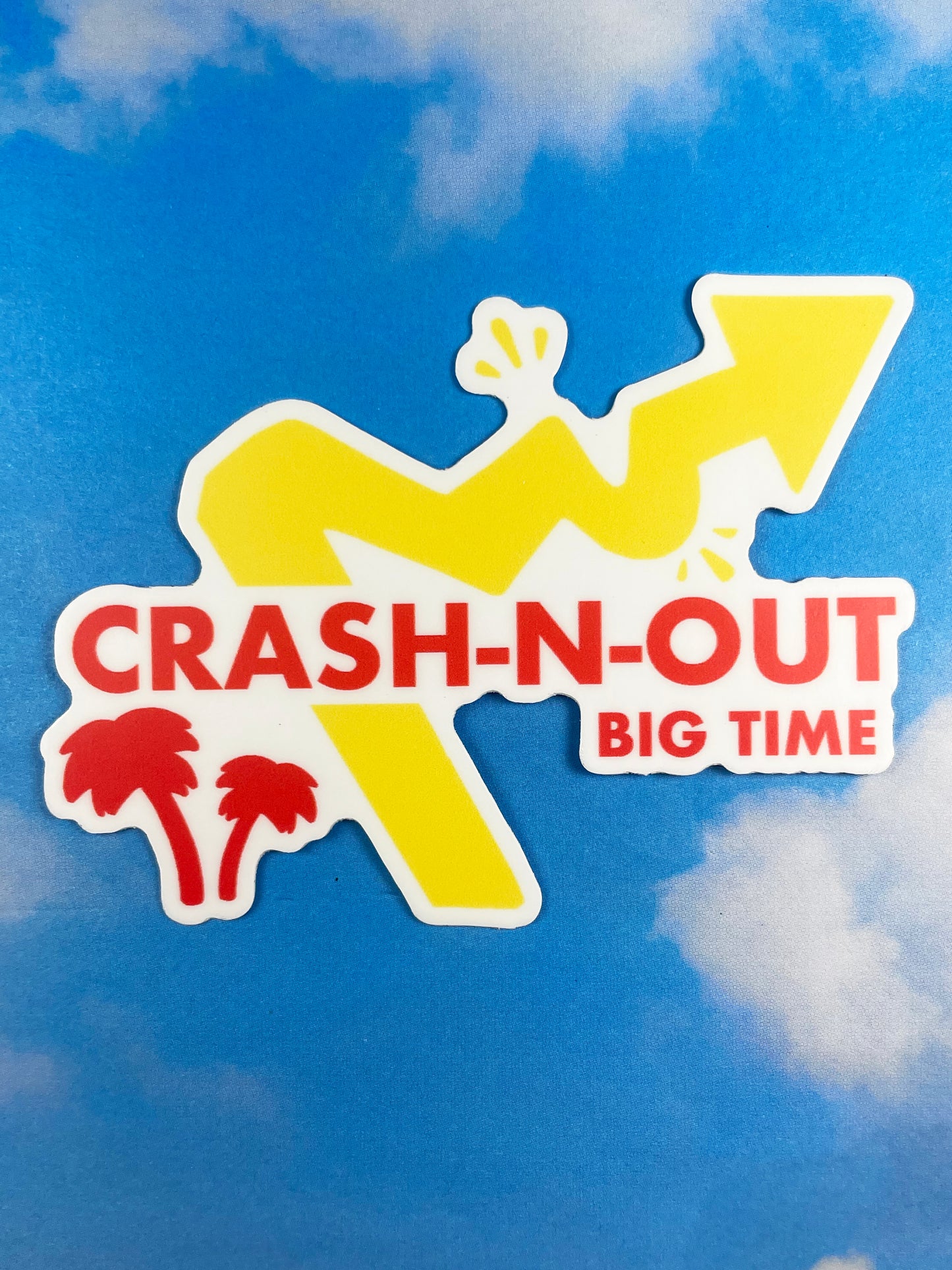 Crash - N - Out Sticker