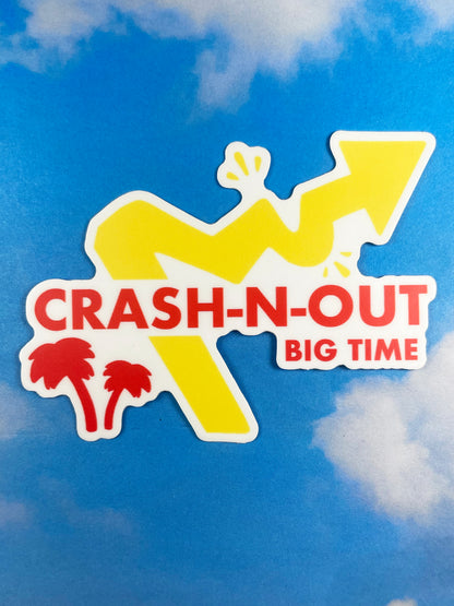 Crash - N - Out Sticker
