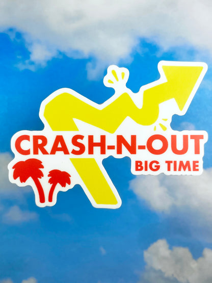 Crash - N - Out Sticker