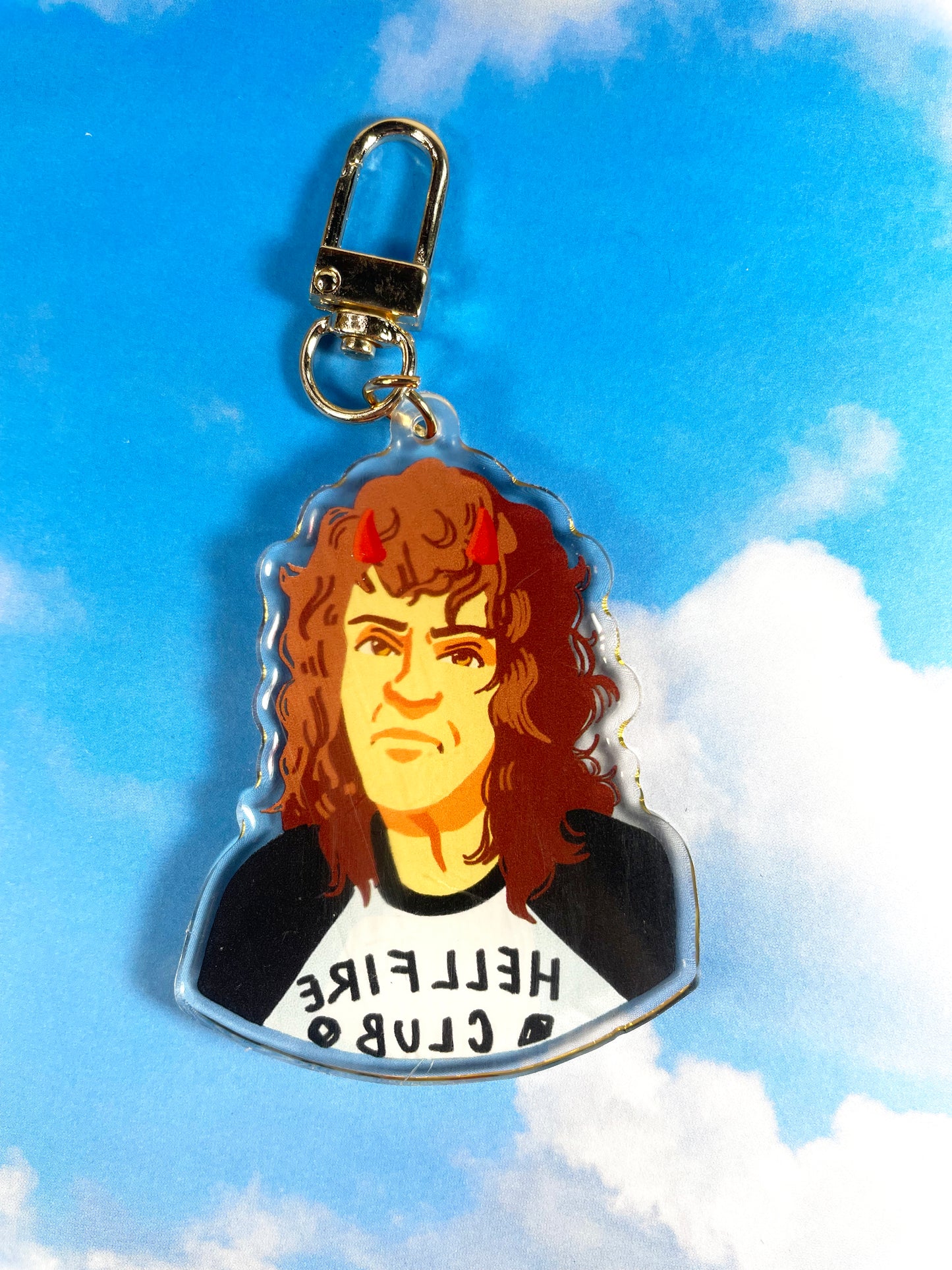 Metalhead Heartthrob Keychain