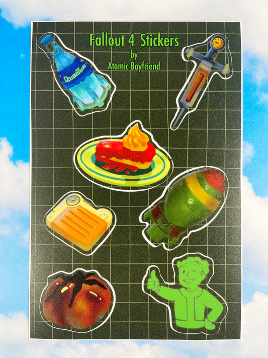 Nuclear Game Sticker Sheet