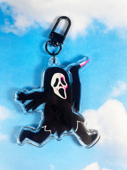 Ghostly Bad Guy Keychain