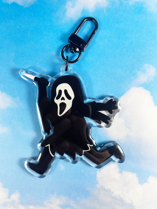 Ghostly Bad Guy Keychain