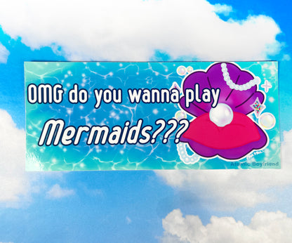 Play Mermaids Bumper Sticker