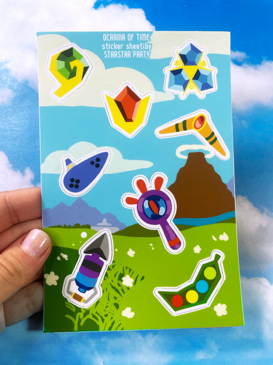 Nostalgic Fairy Game Sticker Sheet