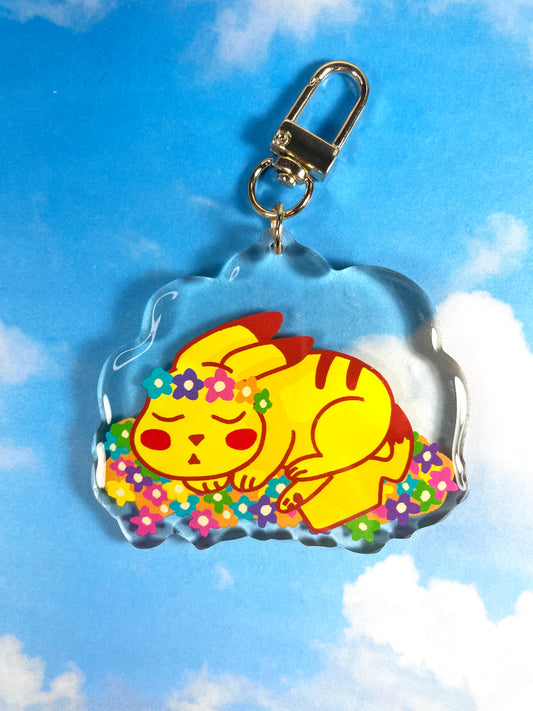 Sleepy Rodent Keychain