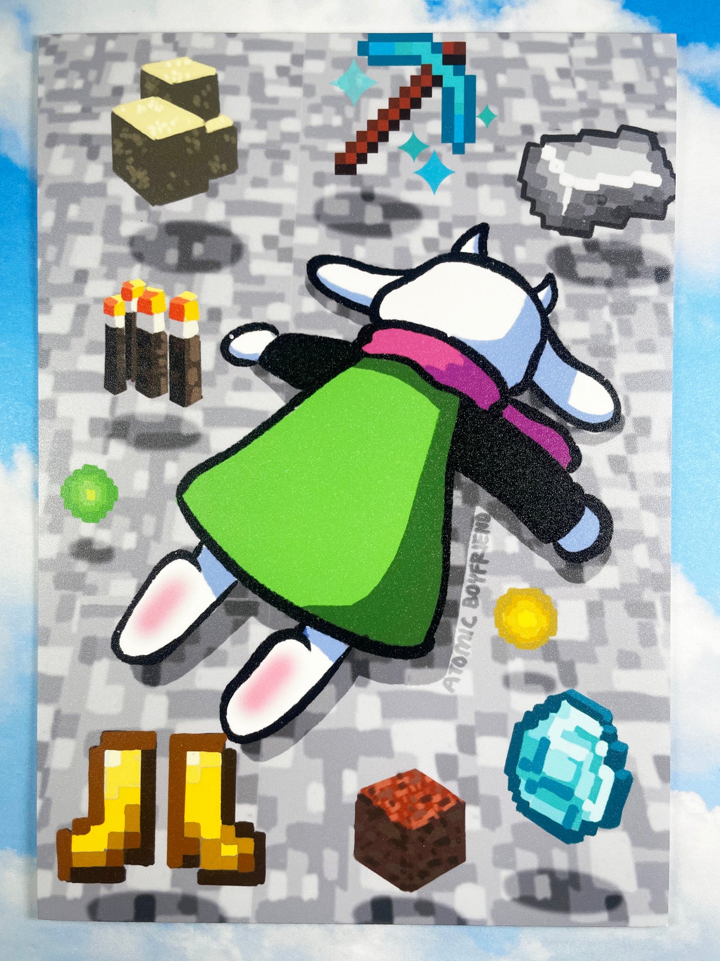 Ralsplat (In Minecraft) Mini Print