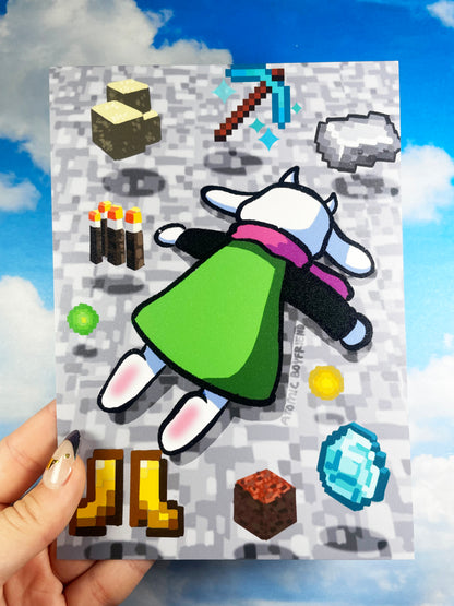 Ralsplat (In Minecraft) Mini Print