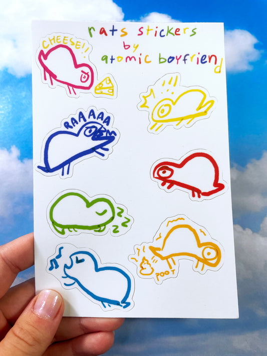 Feral Rats Sticker Sheet