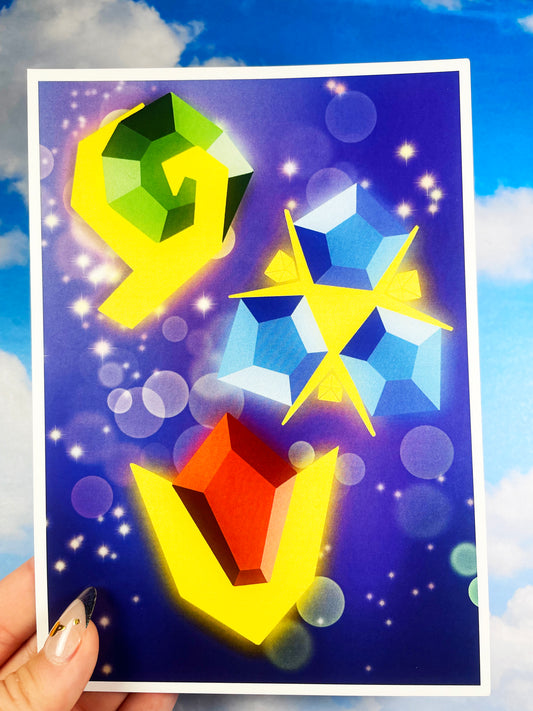 Legendary Stones Mini Print