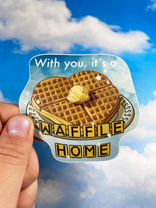 Waffle Home Sticker